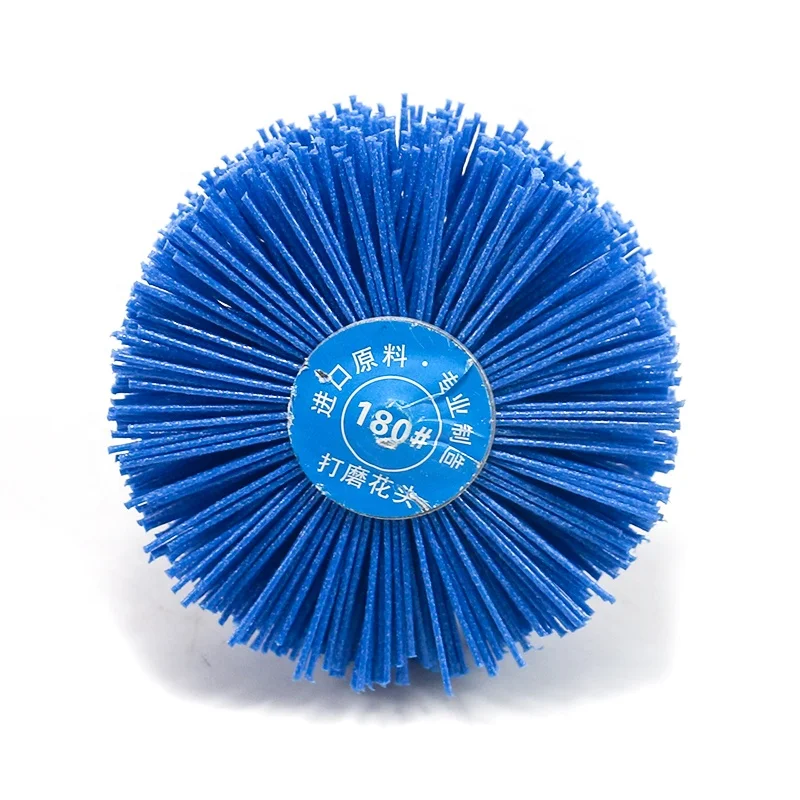  Мягкая нейлоновая абразивная вращающаяся щетка для очистки и полировки поверхности из карбида кремния древесины