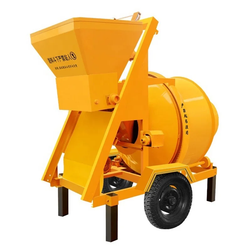 Jzc250 Drum Series Self-Lifting Concrete Mixer  250L Self Loading Concrete Mixer Machines Spare Parts