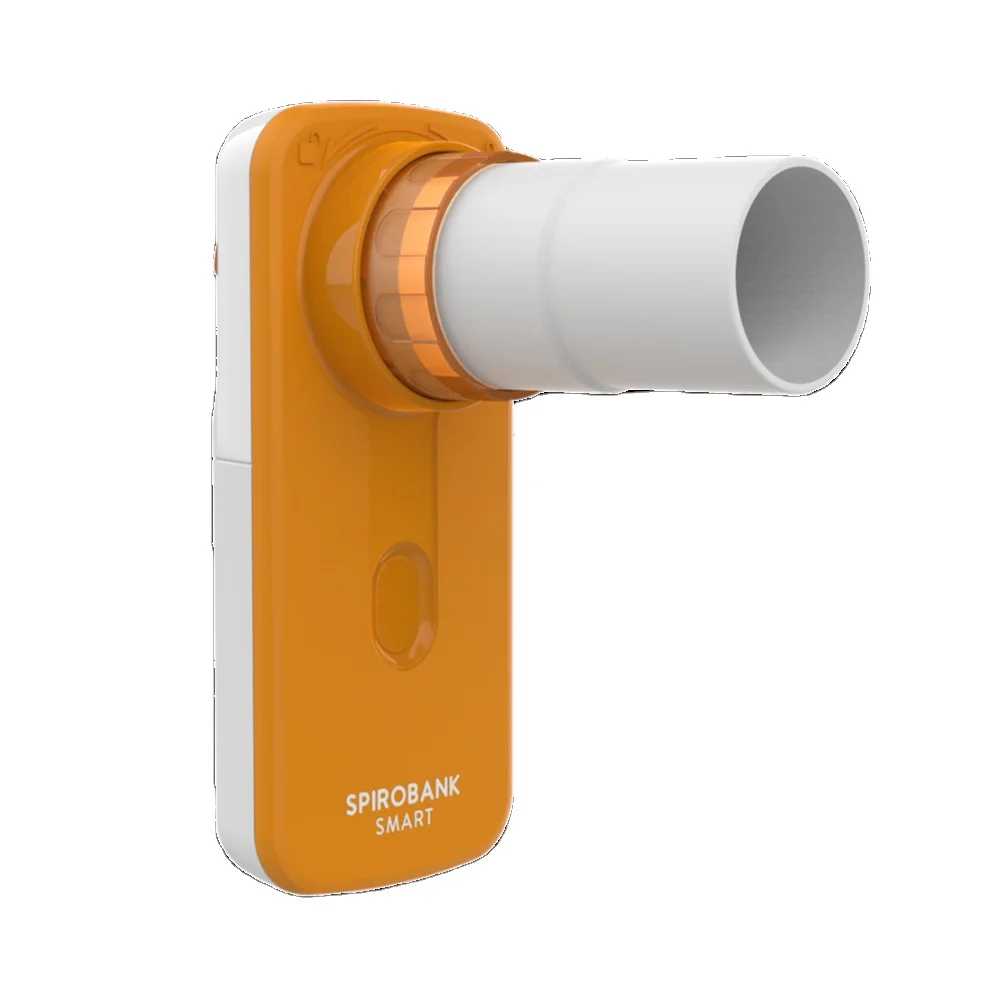 Умный спирометр Spirobank, совместим с мобильными приложениями, для удаленного мониторинга пациента, в режиме реального времени