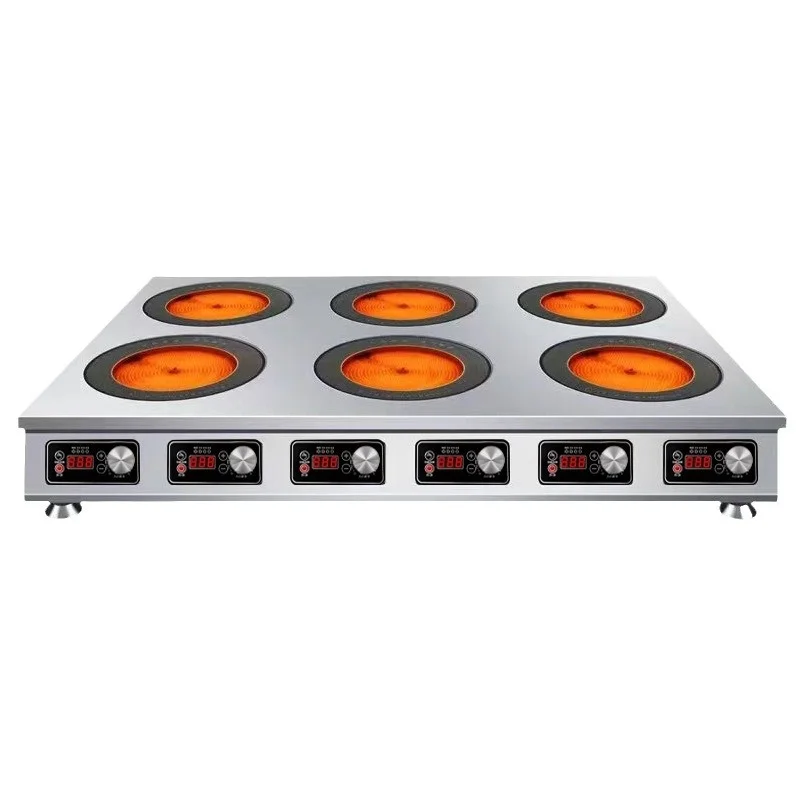 Кухонная керамическая плита с 6 головками