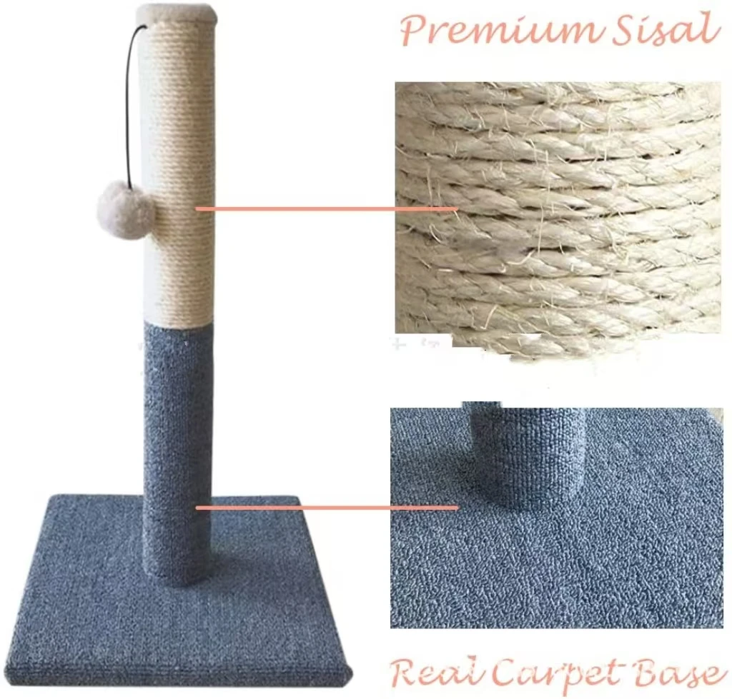 Factory wholesale best-selling durable sisal cat scratch pole climbing frame