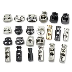 Дешевый вырезанный логотип с гравировкой, 2 отверстия, металлический шнур из цинкового сплава, пружинный переключатель, стопор для худи, шнурок, спортивная одежда