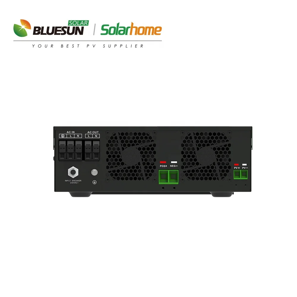BLUESUN 5500W неэлектрифицированный солнечный инвертор Гибридный 3.5KW 5.5KW с немодулированным синусоидальным сигналом со слежением за максимальной точкой мощности Встроенный 100A солнечное зарядное