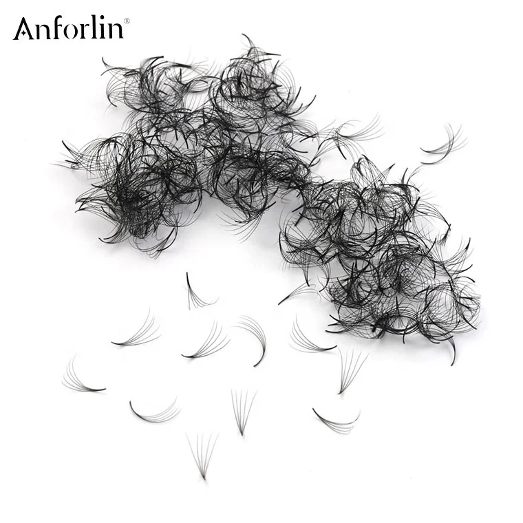 Private label korean premade loose fans eyelash high quality handmade loose volume fans eyelash extension vendors