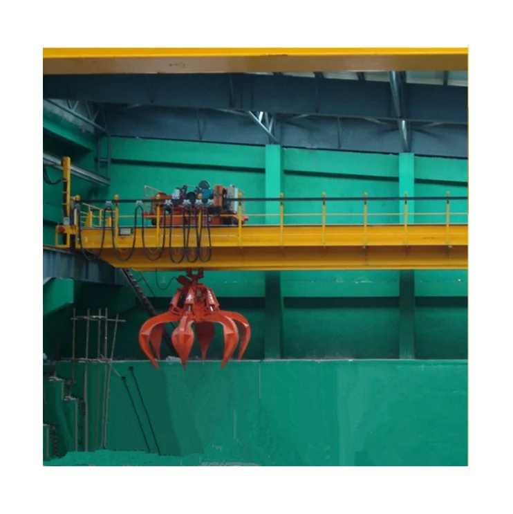 QZ Type Hydraulic Grab Crane Double Girder Grab Overhead Crane Grab Bucket Crane