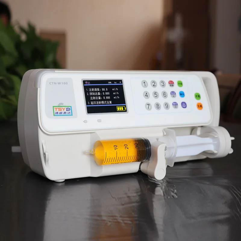 Best Selling Veterinary Automatic Single Channel Feeding Infusion Pump Lcd Display Medical Injection Syringe Pump