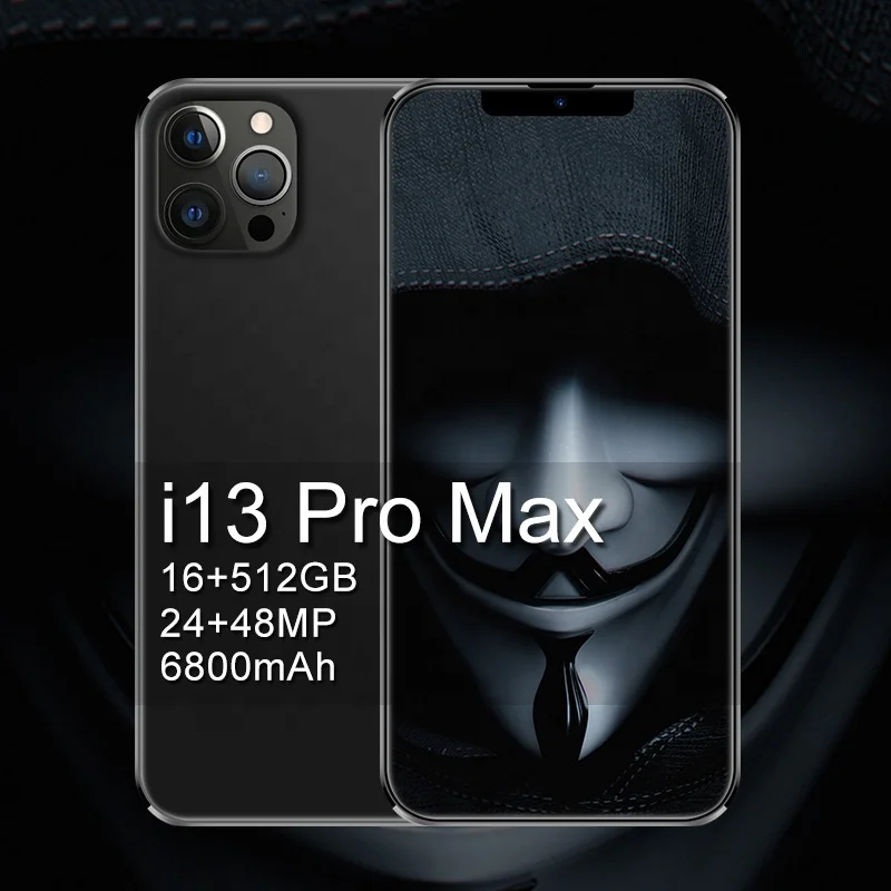 I13Pro Max + 6 7 дюймов 16GB 512GB Android смартфон 10-ядерный 5G ЖК телефона 3 камера MTK6799 face ID разблокировки