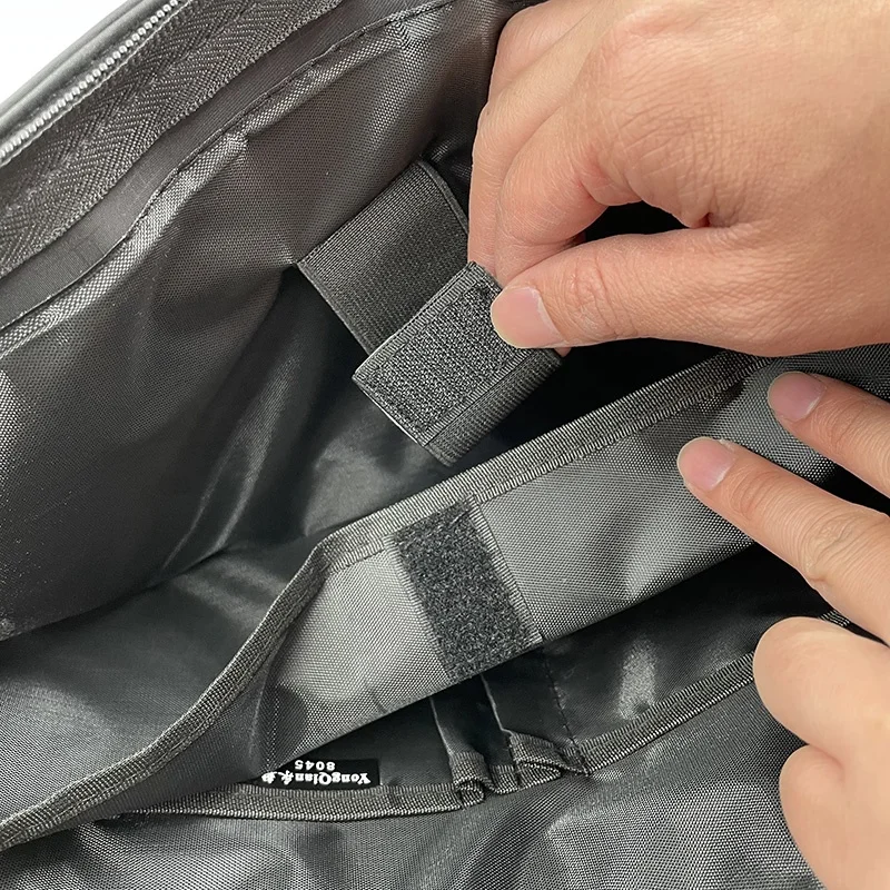 Hot Selling  Wholesale Business Office Oxford black men Metal zipper multi-pocket business briefcase