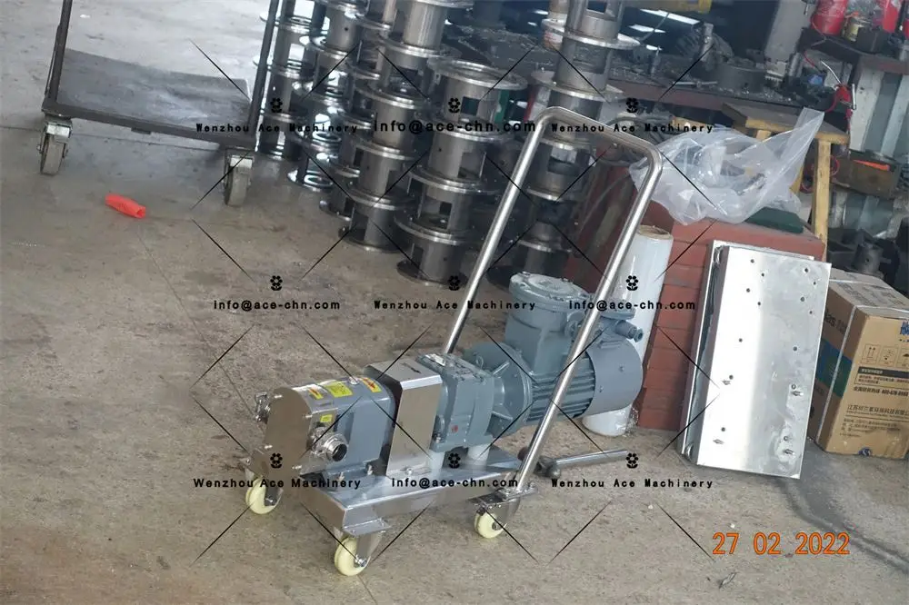 Flour Slurry Rotor Pump/ Lobe Pump/ Rotary Pump Rotor Lobe Pump With Cover