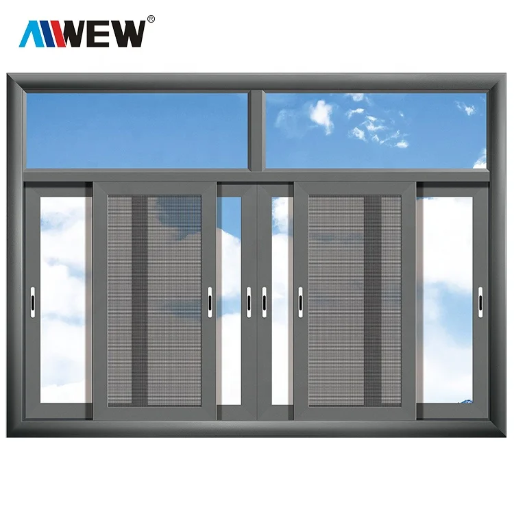 Price list philippines design bedroom 8 feet aluminium dubai vertical sliding window for kenya