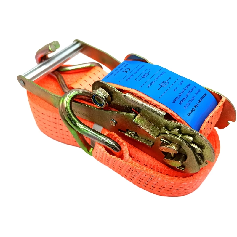 Ratchet tie down 2000kg~5000kg 50mm Truck Belt Cargo Lashing Ratchet Tie Down Strap For Cargo