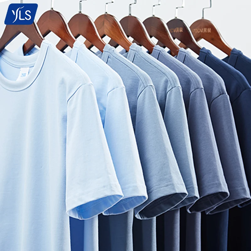 YLS Wholesale Branding Custom Logo Prin New Design Athletic 100% Cotton Sports Wear Oversized Unisex Tshirt