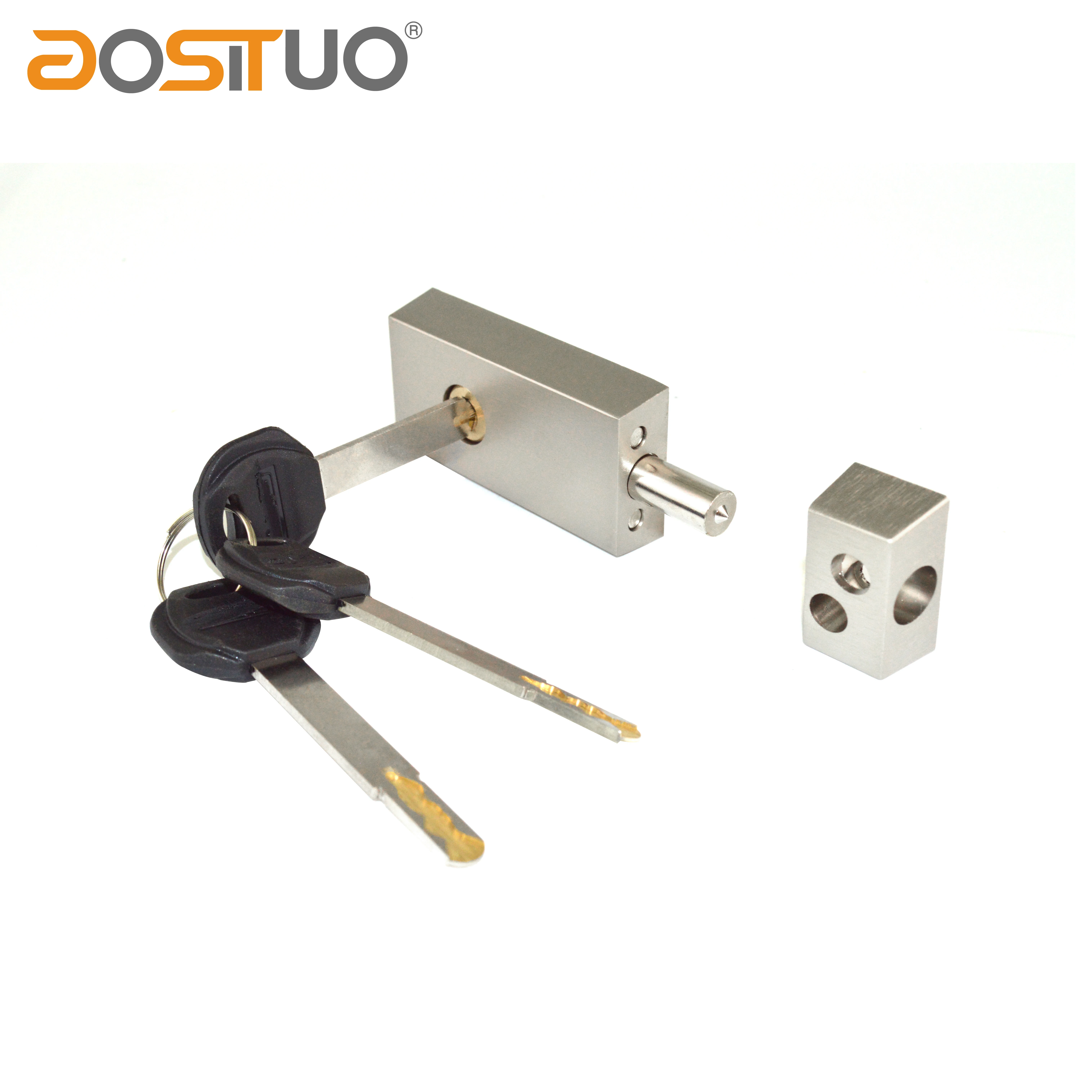 Small size sliding door dead lock hidden door lock for wooden door