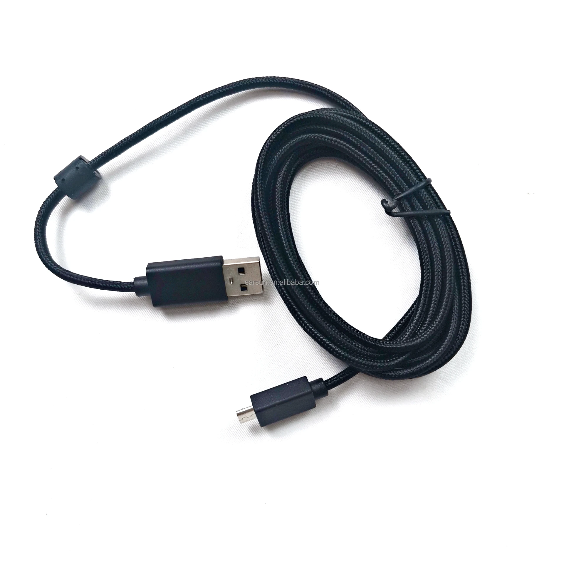 Free Shipping USB Audio Nylon Cable for Logitech G633 G933 G633s G933s Headphones