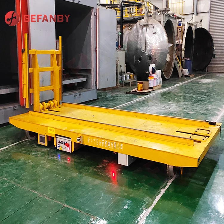 China factory supply warning light platform structure rail self-propelled transfer carts