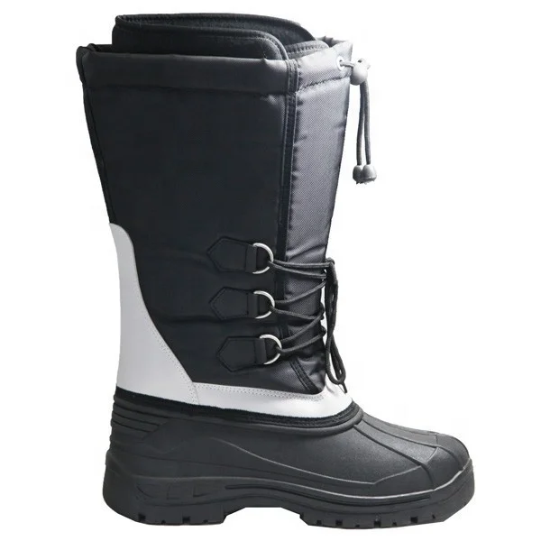Ladies Black Knee High Snow Boots, Winter Style Outdoor Boots, Womens Stylish Pac Boots