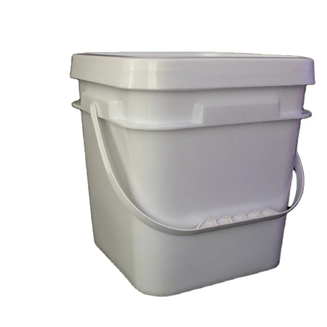 
5 gallon beekeeping honey bucket with spigot,20l 30 liter green square transparent bucket fishing 