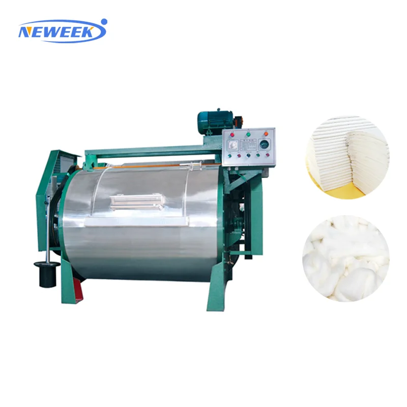Neweek industrial heavy duty horizontal woolen blanket washing machine