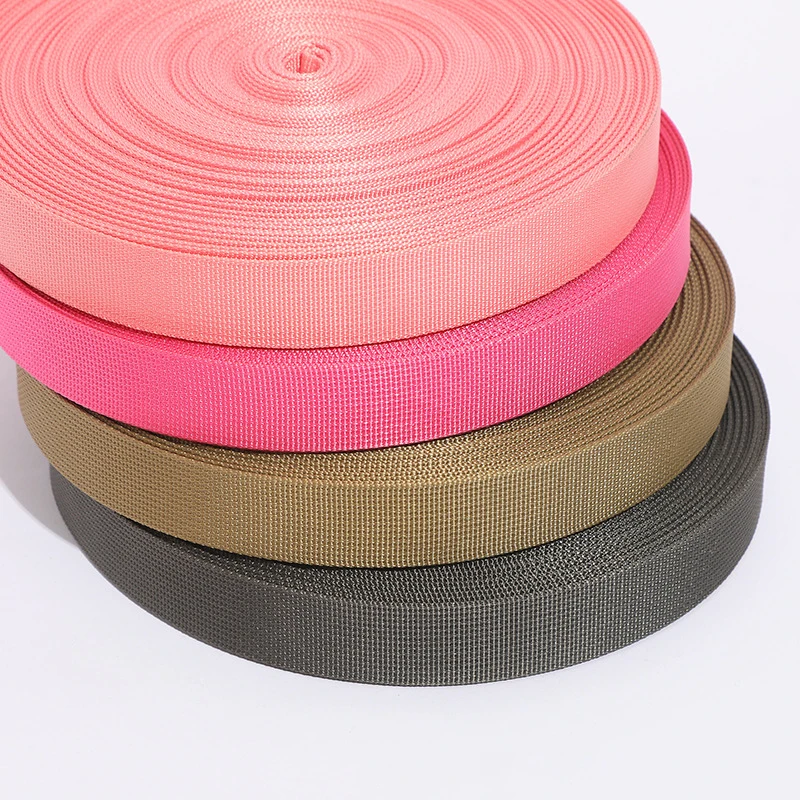Factory Delivery Strong Webbing Belt Strap polyester Nylon Webbing Heat Transfer Printing Seatbelt Webbing For Bag