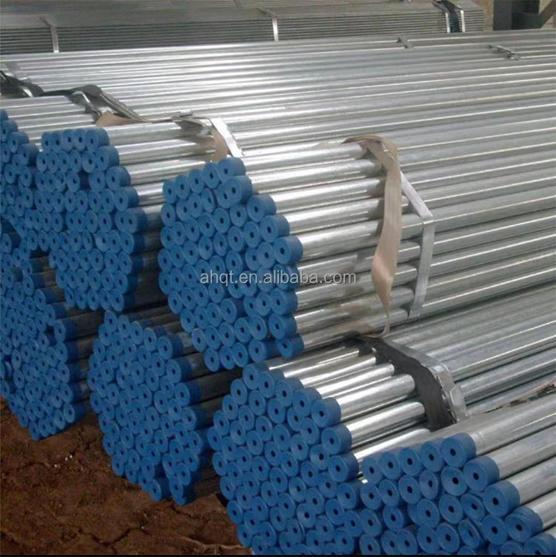 Hot Dipped Galvanized Round Welded Steel Pipe BS1387 DIN2440 ASTM A53 En10255