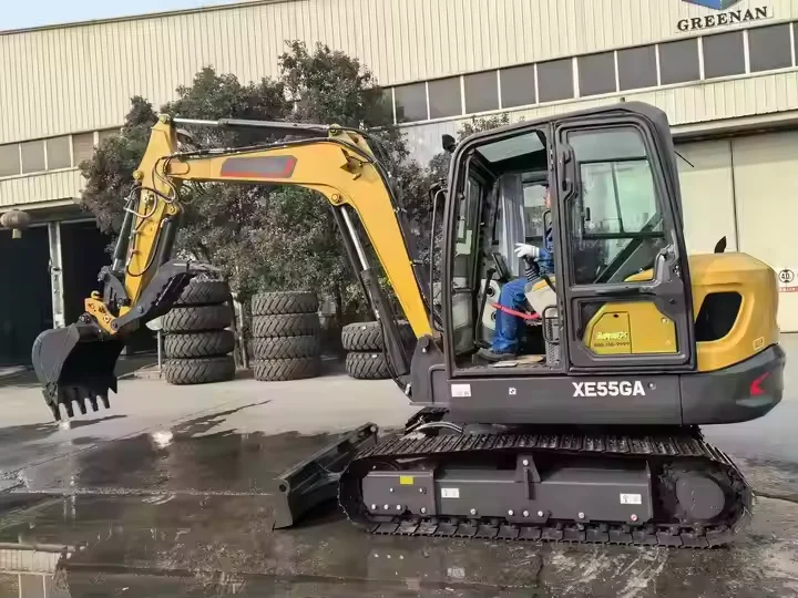 XE55GA Strengthen 5.5Ton Crawler Excavators Mini Small Digger With Imported Engine