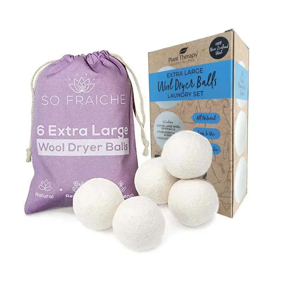 Best Selling Products 2023 New Trending in USA private label Organic Wool Dryer Balls for Laundry Washing Machine