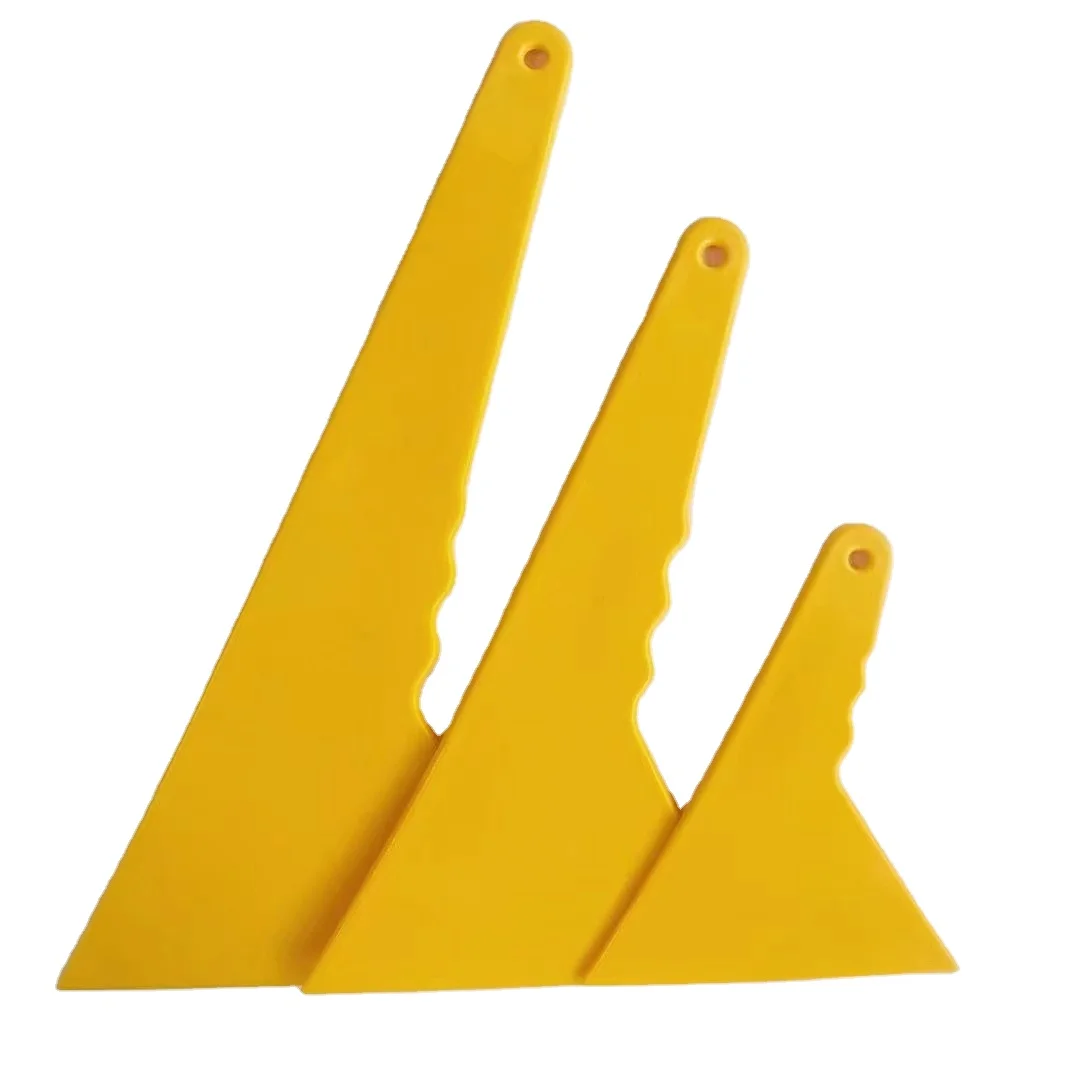 triangle scraper installing squeegee tools car wrapping window tint vinyl cutting tools