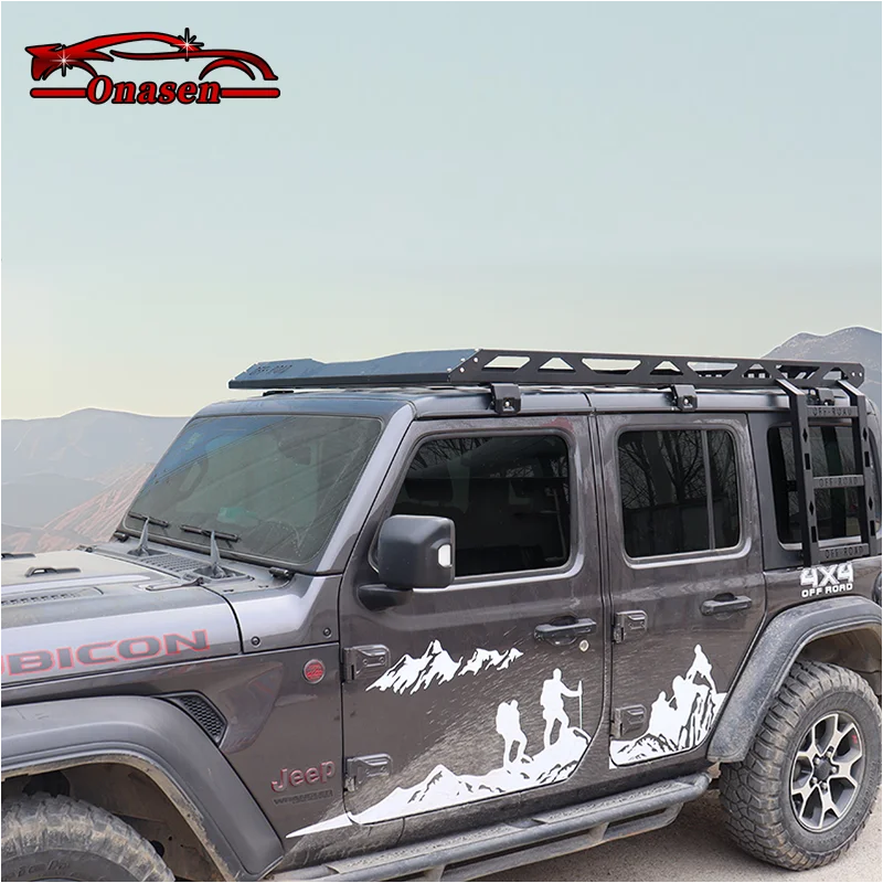 Off-road essential roof rack, thickened stainless steel roof platform, roof extension platform