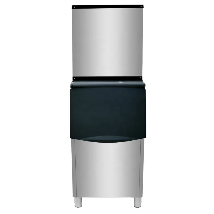 Китайская коммерческая машина для производства льда в форме полумесяца, машина для производства льда в форме полумесяца с корзиной