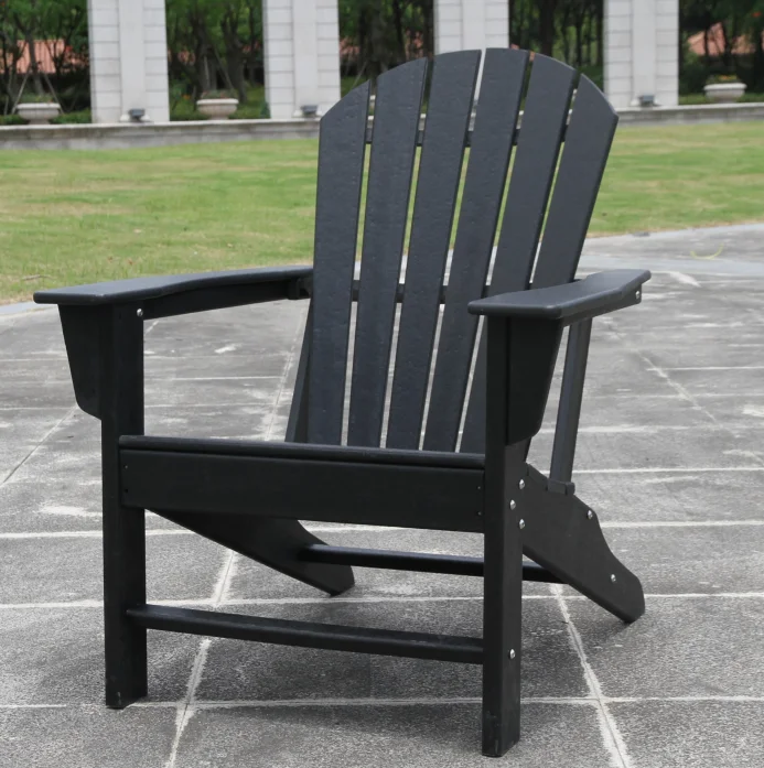Factory direct Modern Outdoor Garden Patio Chair Recycled HDPE Plastic Adirondack Chair