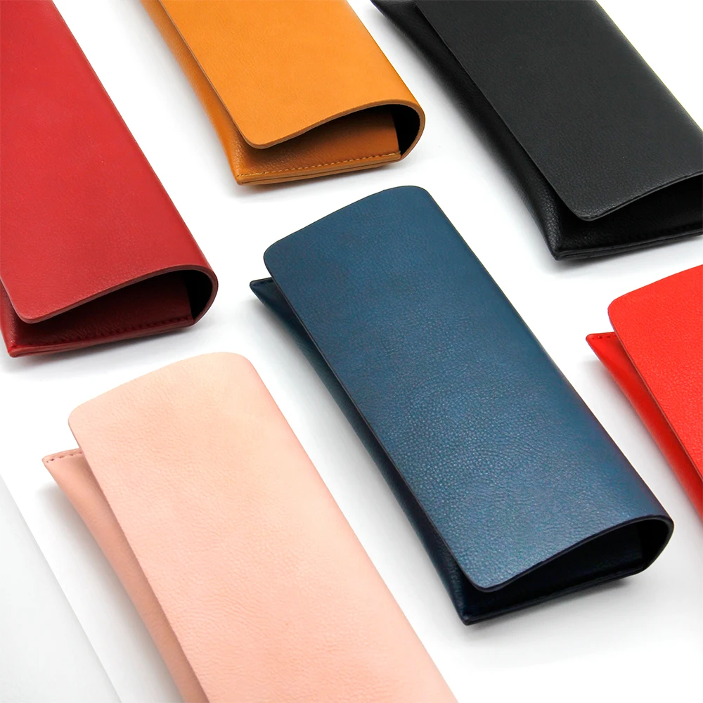 BSCI&SEDEX audit factory Multi colors eyeglasses case glasses frame cases, eye wear packaging sunglasses case PU leather