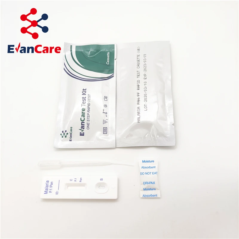 EVANCARE medical kit test malaria pv pf pam with high quality with WHO certificates