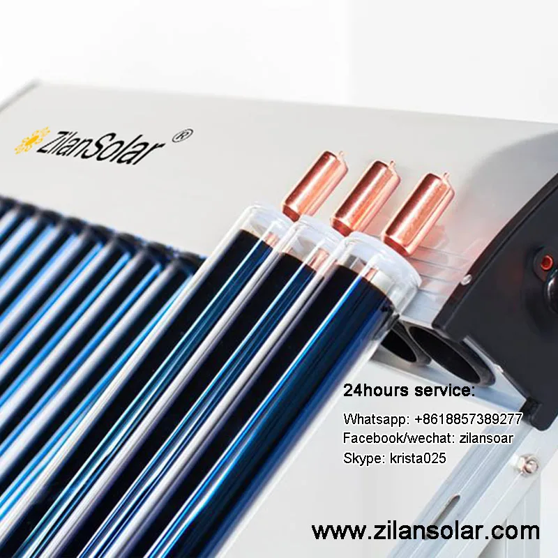 Heat pipe pressurized solar thermal panel