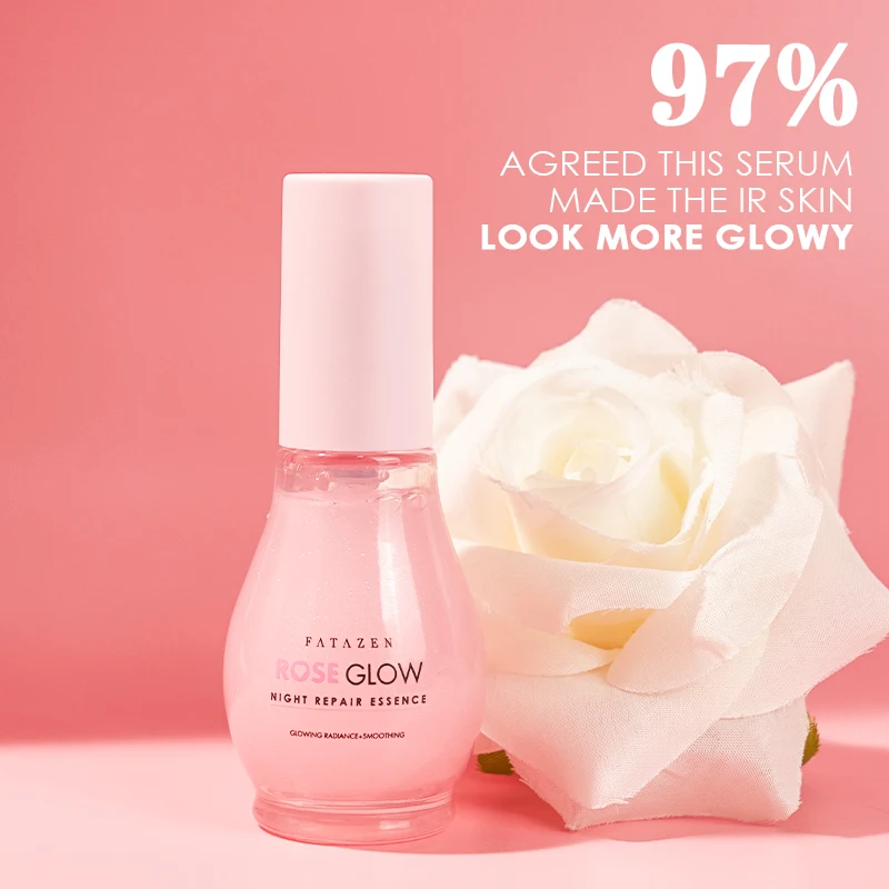 Beauty Products Vitamin C whitening Shimmer Face Serum Skincare Hydrating Liquid Highlighter Anti-aging Rose Facial Glowy Serum