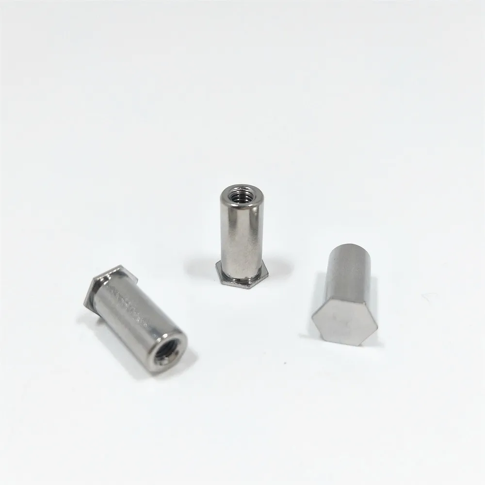 Inox stainless steel 8-32 Closed End Bottom BSOS Standoffs Blind Self-Clinching Standoff