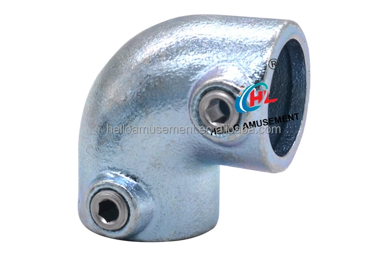 Naughty castle galvanized steel pipe round pipe connectors protective fence around the connection accessories for wholesale