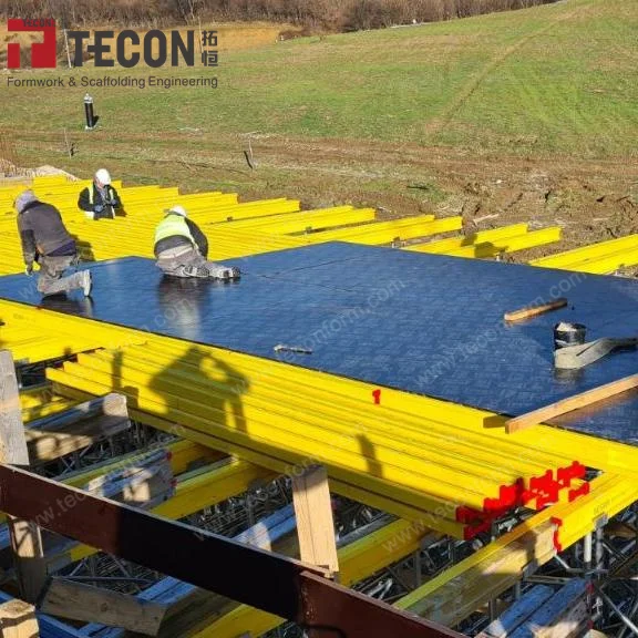 Slab Beam Formwork Slab Concrete Pouring TECON Slab Flex 20 Formwork Wood and Steel for Concrete Casting Customized Apartment