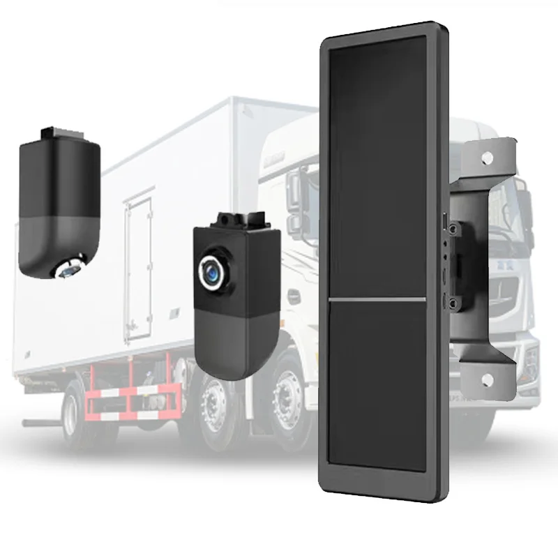 Large vehicle blind spot monitoring truck dvr with vehicles large trucks buses