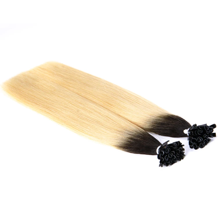 100% Remy U Tip Hair Extensions Human Hair Keratin Prebonded Italy Double Drawn U Tip Hair Extension