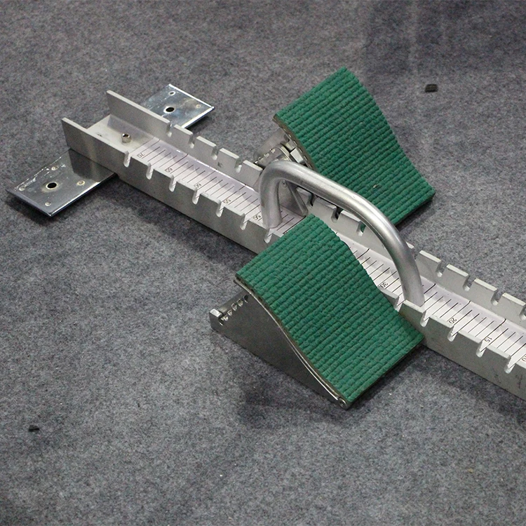 Aluminum alloy dual use adjustable athletics starting blocks track and field