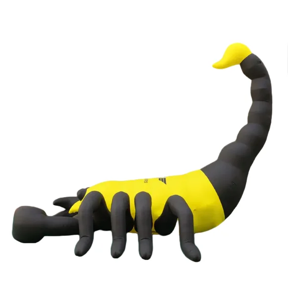 Large 6m length black inflatables scorpion