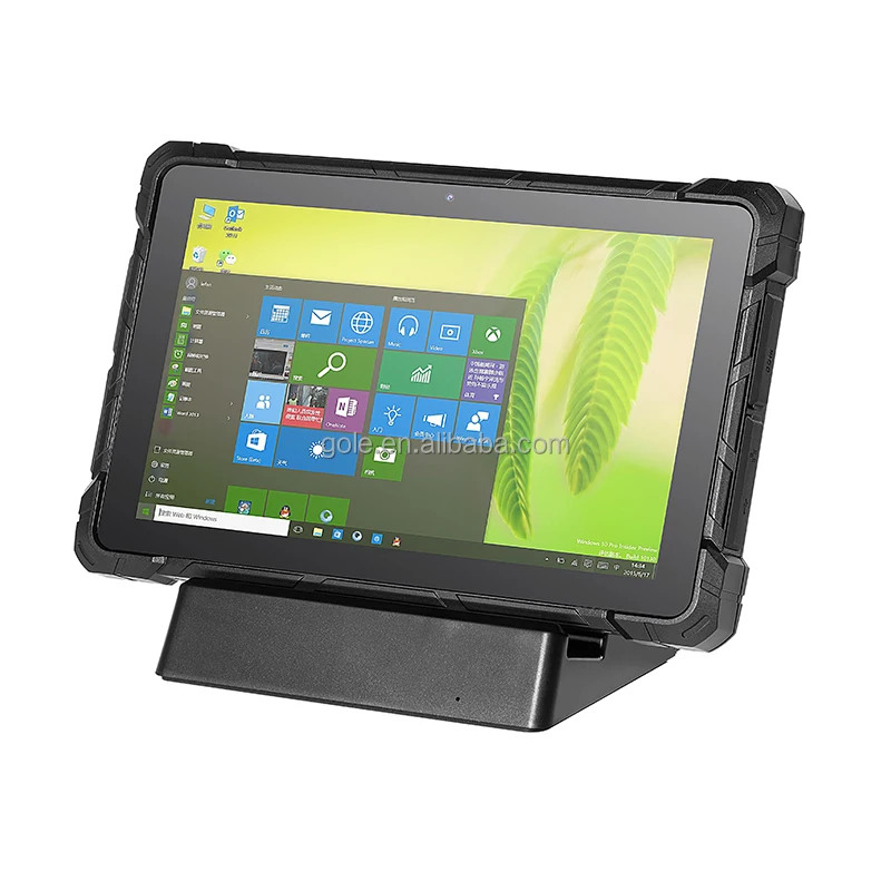 Gole 10 1 дюймов Windows Рабочий стол все в одном 2D сканер штрих-кода сенсорный экран ip67 прочный промышленный планшетный
