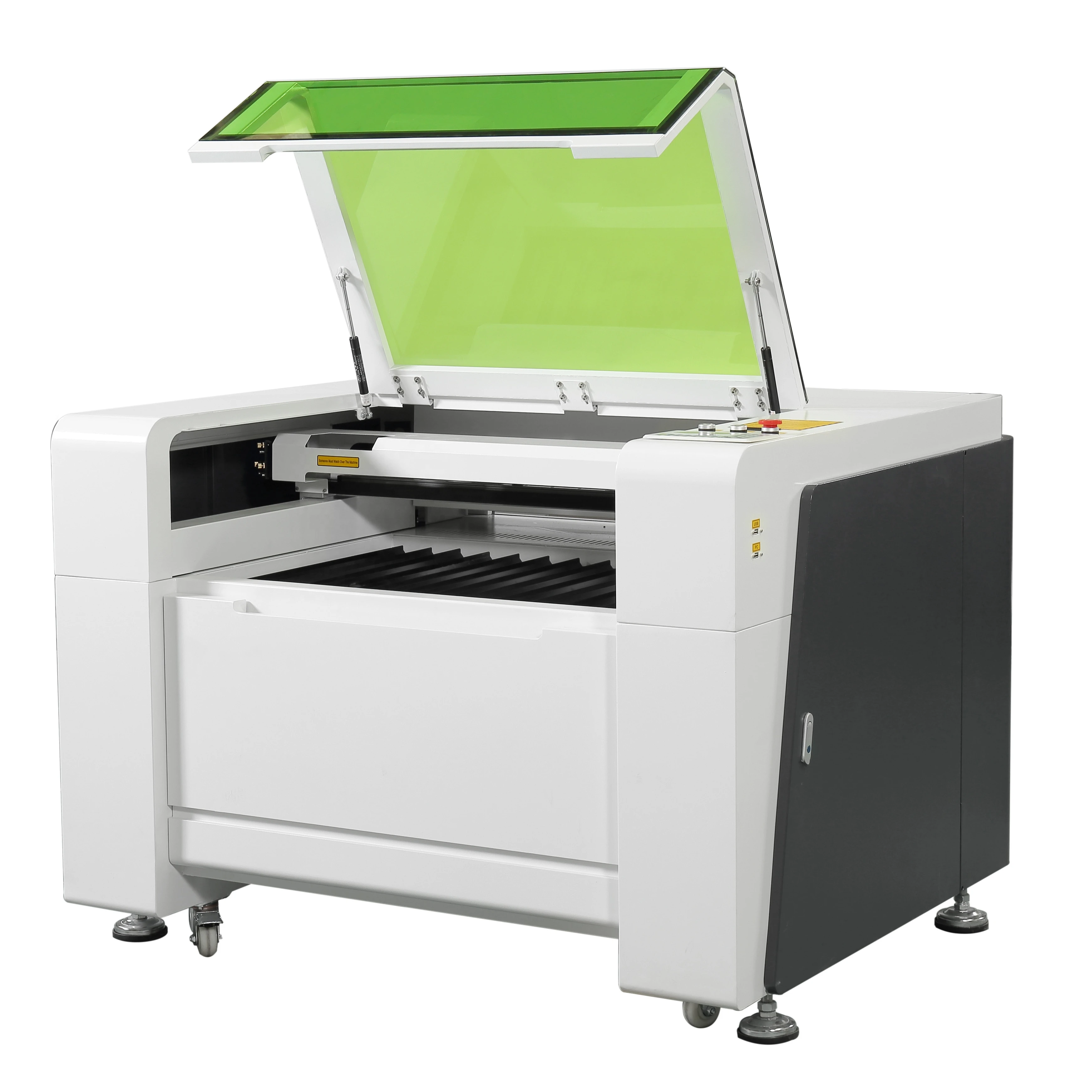 CO2 6090 laser engraving machine and cutting machine applied to silicone rubber