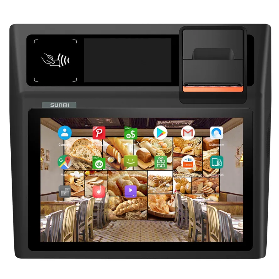 Factory Price Sunmi D2 Mini Android 8.1 Wifi 4G Offline Pos Android Pos System Terminal Cash Register with Customer Display