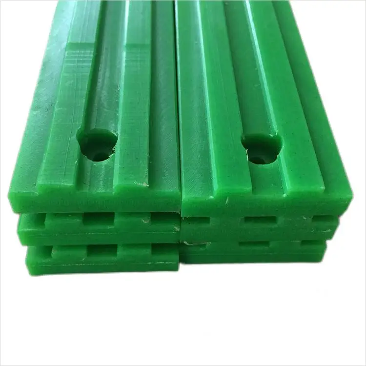China Custom 300mm sliding Plastic Polyethylene strip uhmw chain wear strips linear chain guide rail