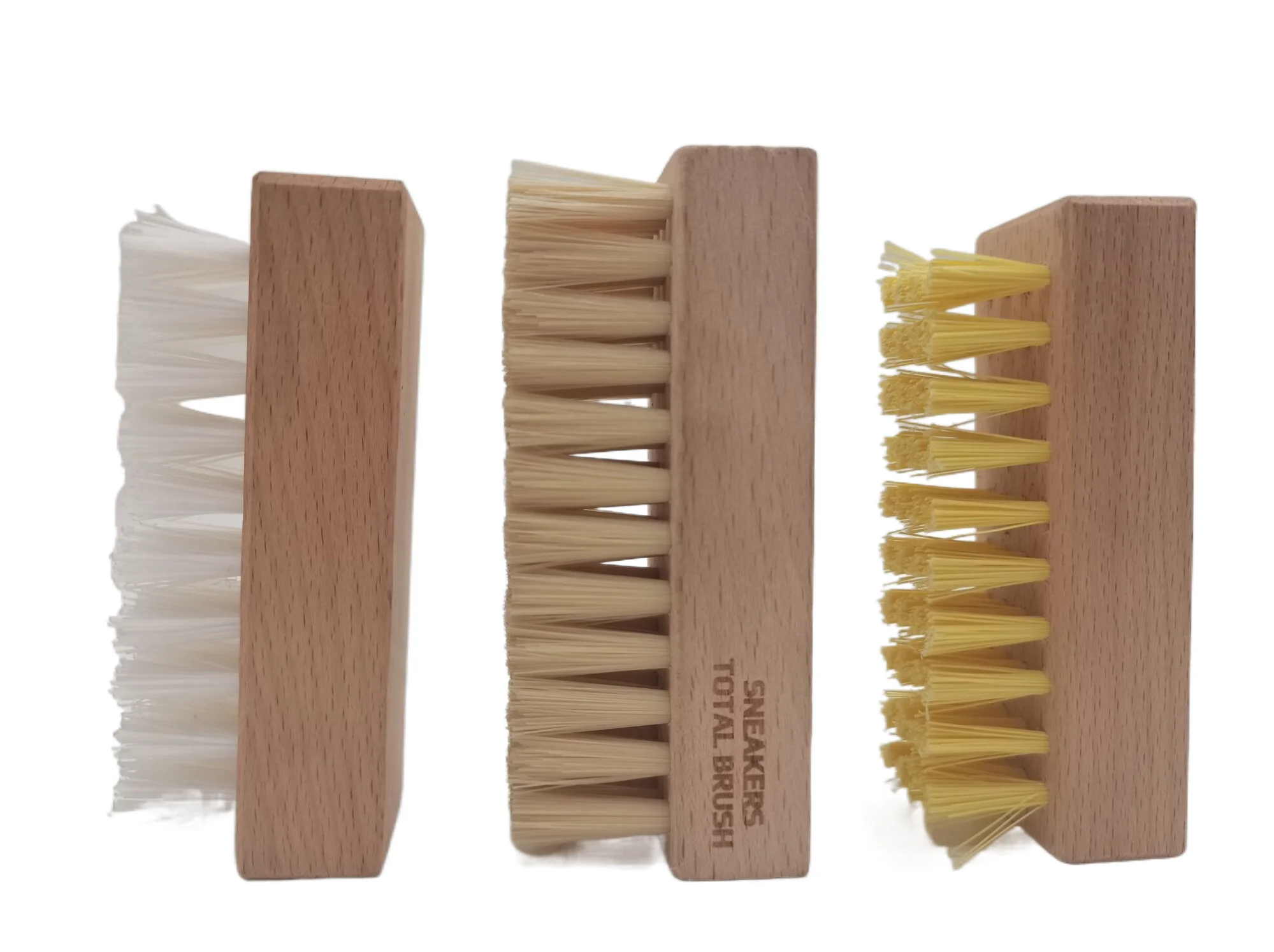 Customizable Size Wood Handle Cleaning Brushes Factory Supplied Shoe and Nail Brushes with Logos