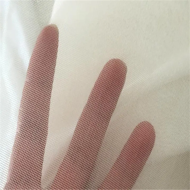 
 Высокая мода 100% Шелковая свадебная фата шелковая Тюлевая Ткань шелковая сетка для свадебного платья  