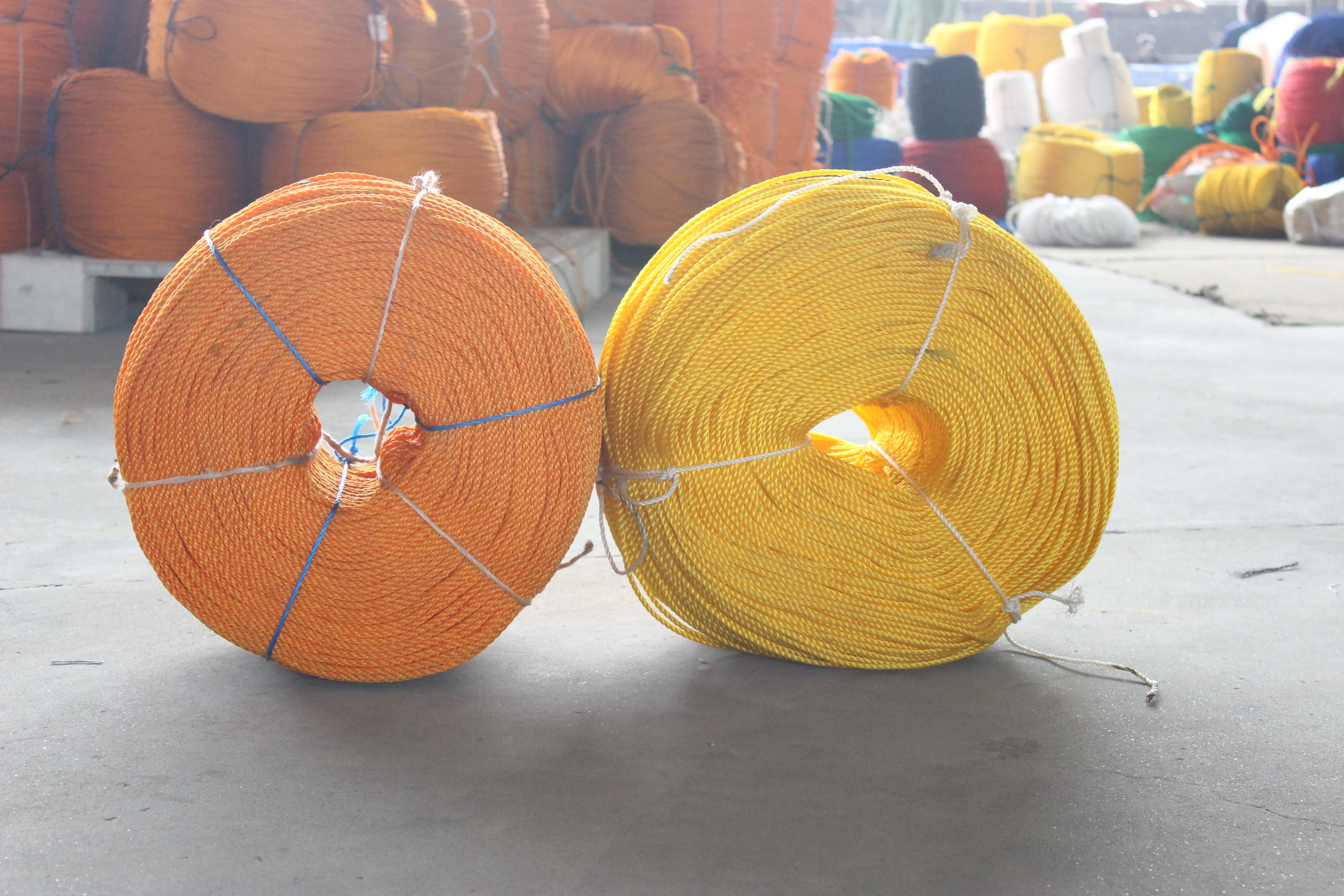 UV resistant Polyethylene PP monofilament marine Fishing rope and twine for Fish nets ,Seine & Gill & Cast nets and Batting ca