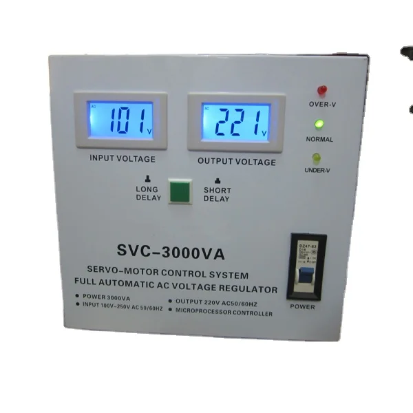TND High Accuracy Full-Auto AC Voltage Regulator (TND-3000VA/SVC-3000VA)