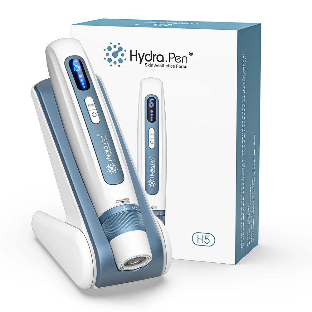 2024 Brand New Latest Arrival Micro Current Hydra Pen H5 Hydra Needle Stamp with Ems Serum Applicator for Beauty and Care
